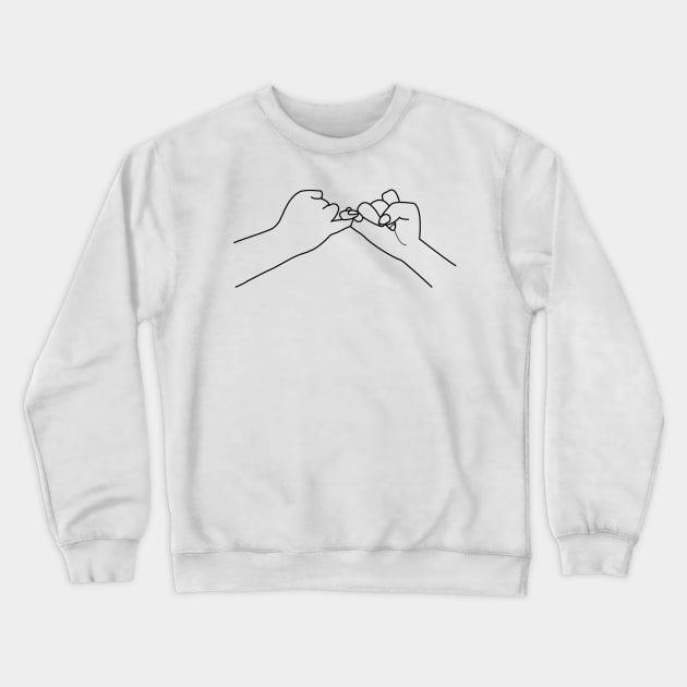 Pinky Promise Crewneck Sweatshirt by mimimeeep